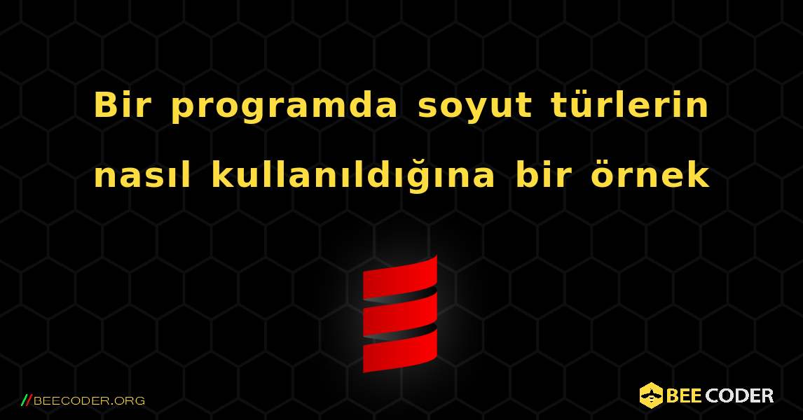 Bir programda soyut türlerin nasıl kullanıldığına bir örnek. Scala