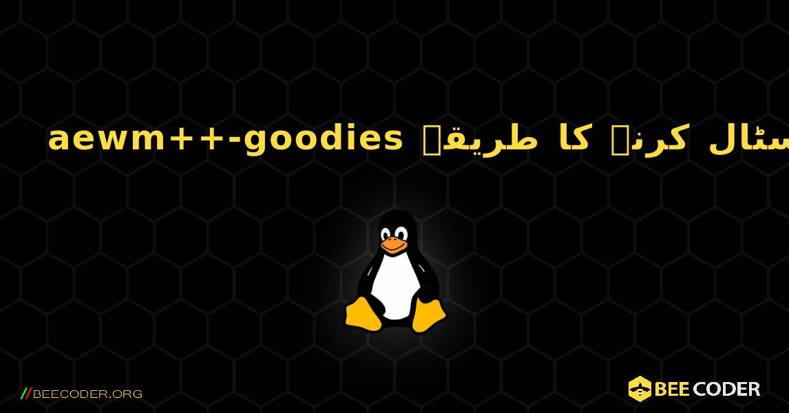 aewm++-goodies  انسٹال کرنے کا طریقہ. Linux