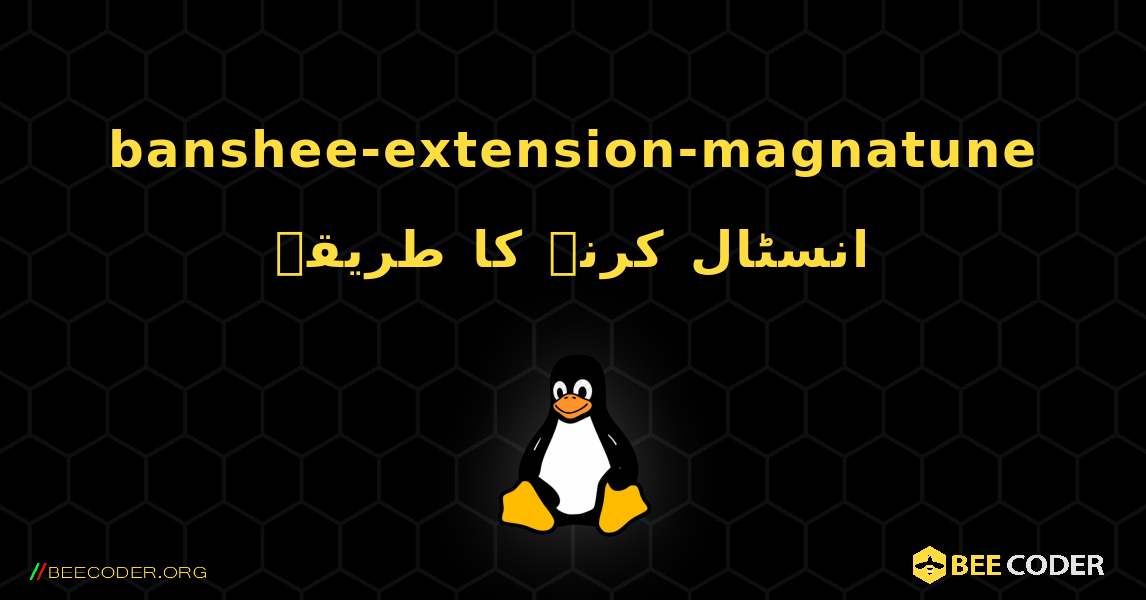 banshee-extension-magnatune  انسٹال کرنے کا طریقہ. Linux