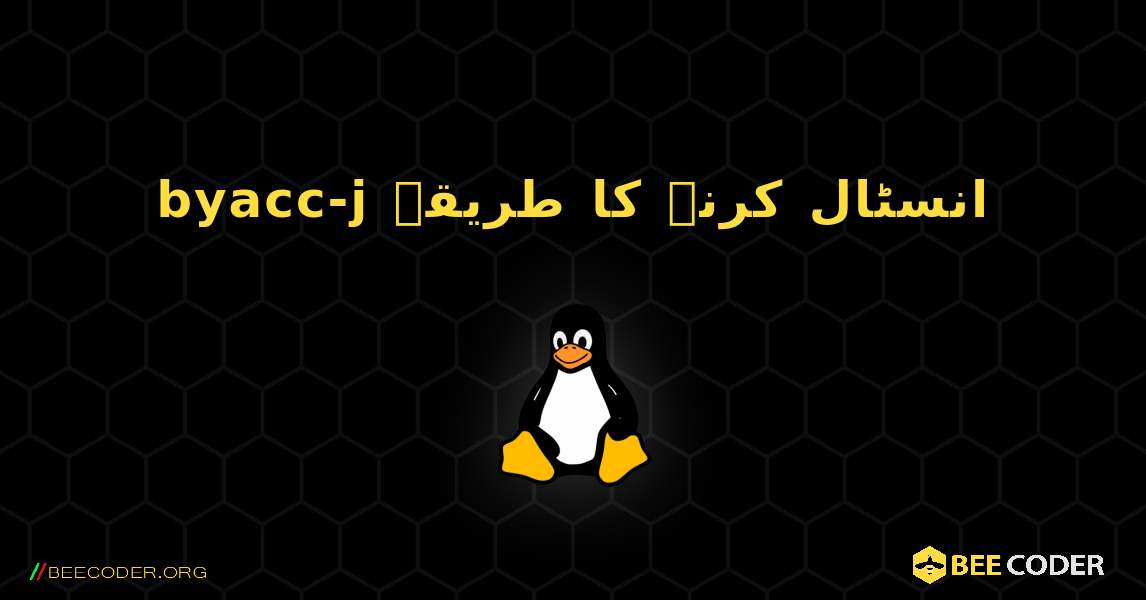 byacc-j  انسٹال کرنے کا طریقہ. Linux