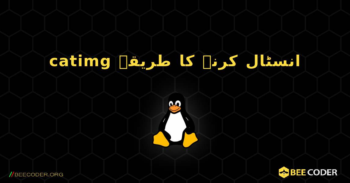 catimg  انسٹال کرنے کا طریقہ. Linux