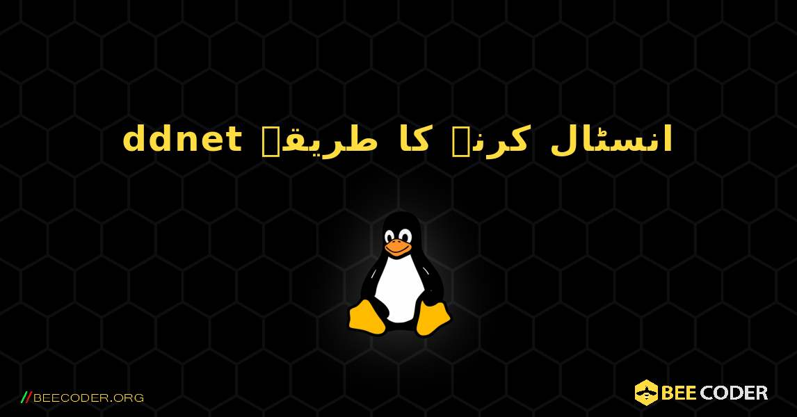 ddnet  انسٹال کرنے کا طریقہ. Linux