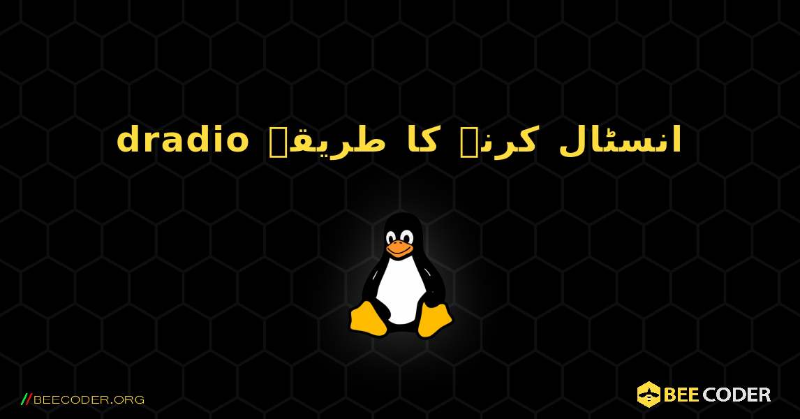 dradio  انسٹال کرنے کا طریقہ. Linux