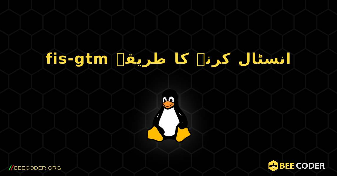 fis-gtm  انسٹال کرنے کا طریقہ. Linux