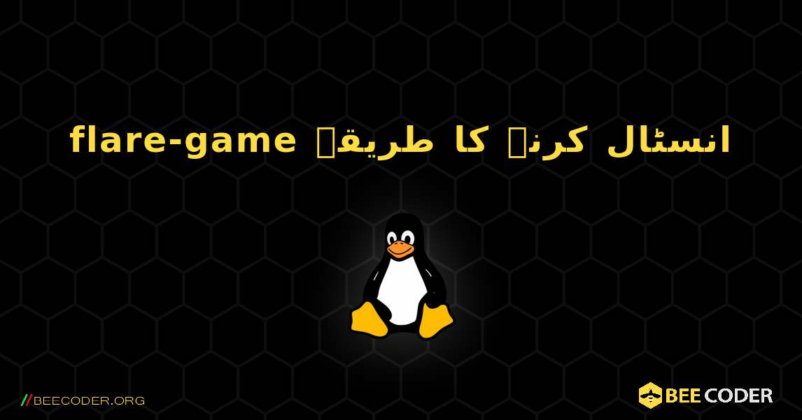 flare-game  انسٹال کرنے کا طریقہ. Linux