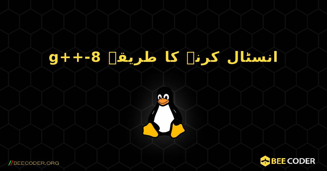 g++-8  انسٹال کرنے کا طریقہ. Linux