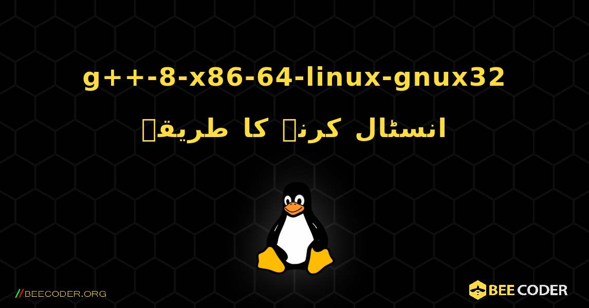 g++-8-x86-64-linux-gnux32  انسٹال کرنے کا طریقہ. Linux
