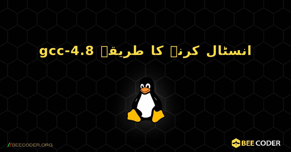 gcc-4.8  انسٹال کرنے کا طریقہ. Linux