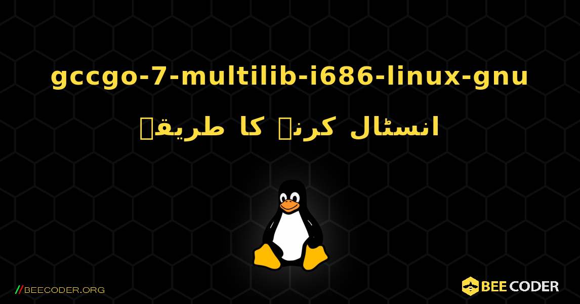 gccgo-7-multilib-i686-linux-gnu  انسٹال کرنے کا طریقہ. Linux