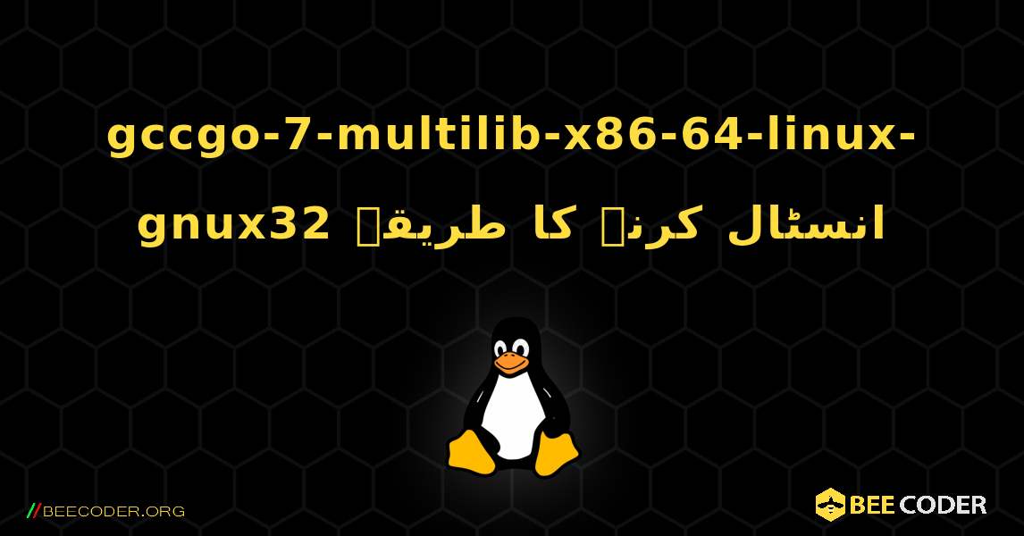 gccgo-7-multilib-x86-64-linux-gnux32  انسٹال کرنے کا طریقہ. Linux