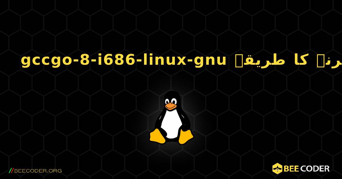 gccgo-8-i686-linux-gnu  انسٹال کرنے کا طریقہ. Linux