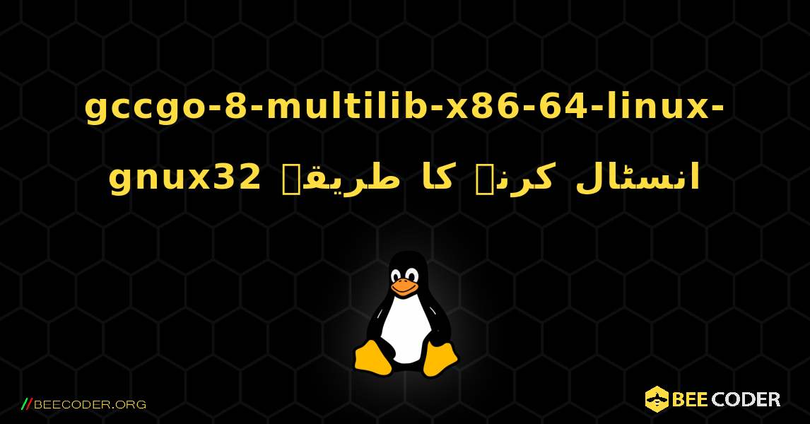 gccgo-8-multilib-x86-64-linux-gnux32  انسٹال کرنے کا طریقہ. Linux