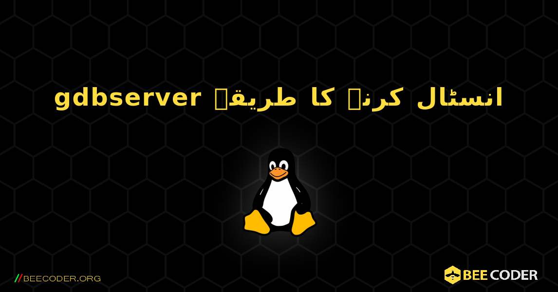 gdbserver  انسٹال کرنے کا طریقہ. Linux