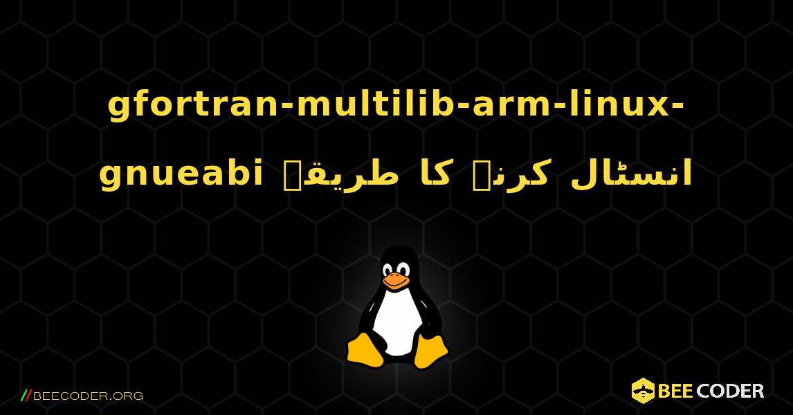 gfortran-multilib-arm-linux-gnueabi  انسٹال کرنے کا طریقہ. Linux