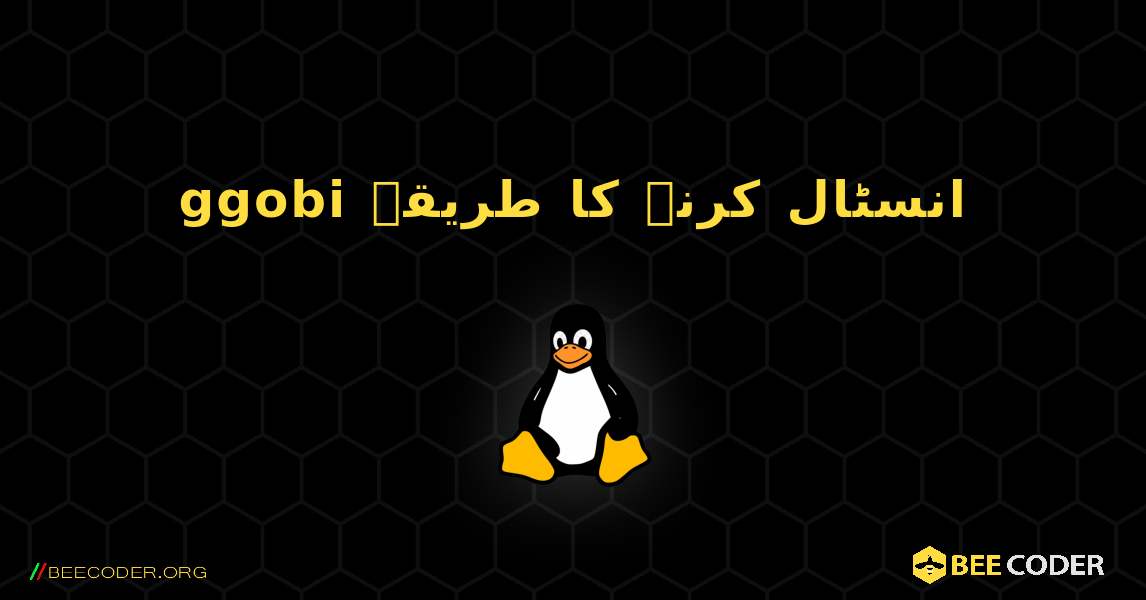 ggobi  انسٹال کرنے کا طریقہ. Linux