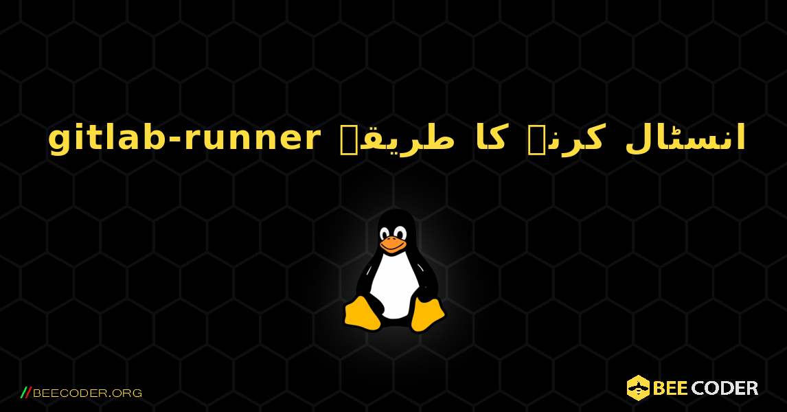 gitlab-runner  انسٹال کرنے کا طریقہ. Linux