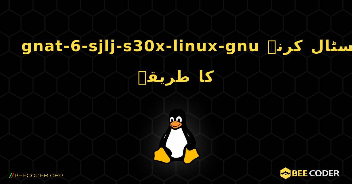gnat-6-sjlj-s30x-linux-gnu  انسٹال کرنے کا طریقہ. Linux