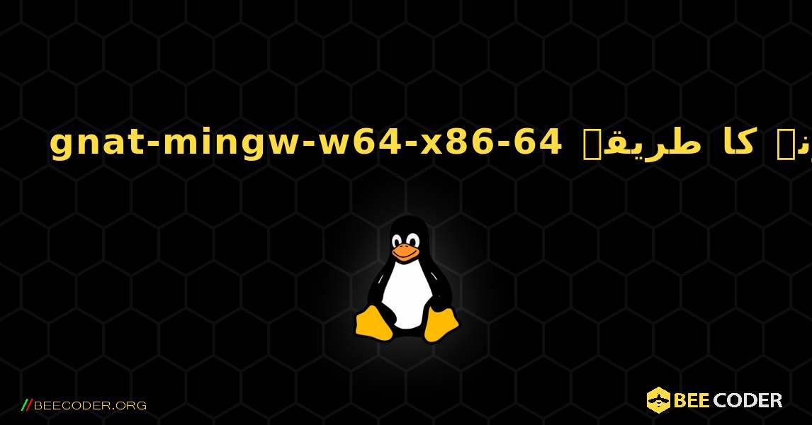 gnat-mingw-w64-x86-64  انسٹال کرنے کا طریقہ. Linux