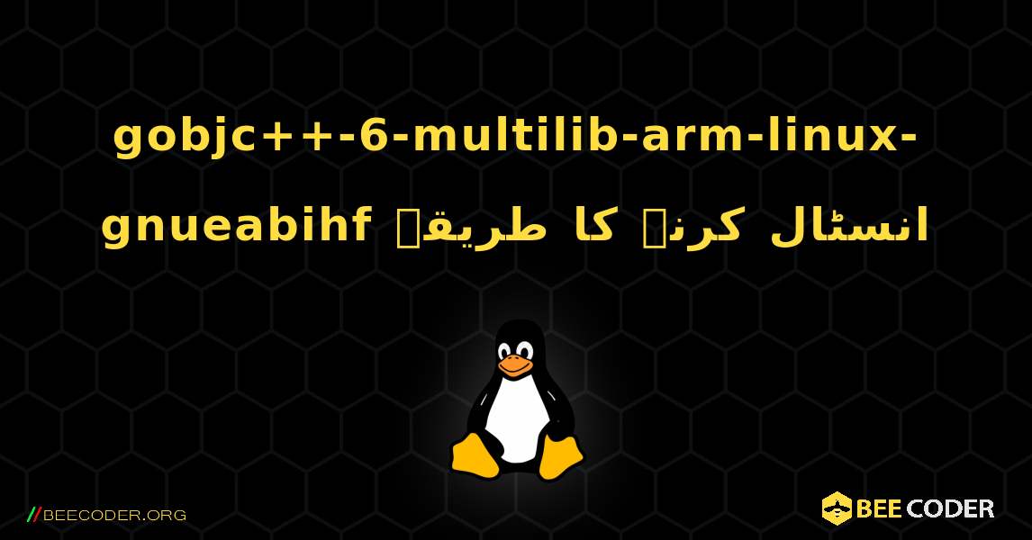 gobjc++-6-multilib-arm-linux-gnueabihf  انسٹال کرنے کا طریقہ. Linux