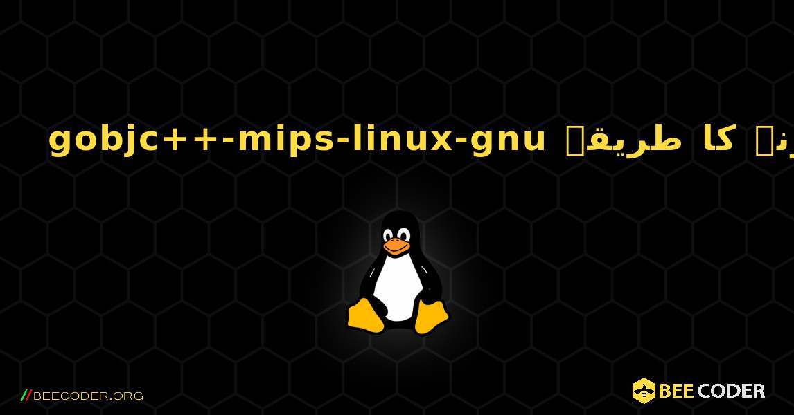 gobjc++-mips-linux-gnu  انسٹال کرنے کا طریقہ. Linux