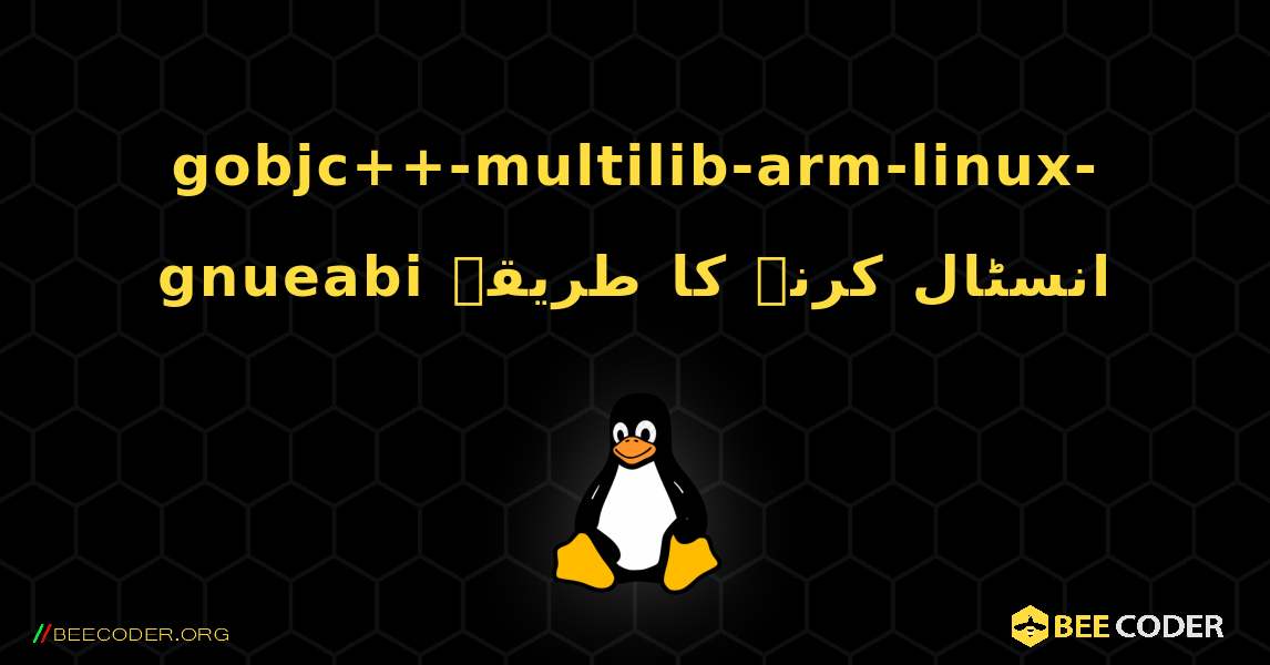 gobjc++-multilib-arm-linux-gnueabi  انسٹال کرنے کا طریقہ. Linux