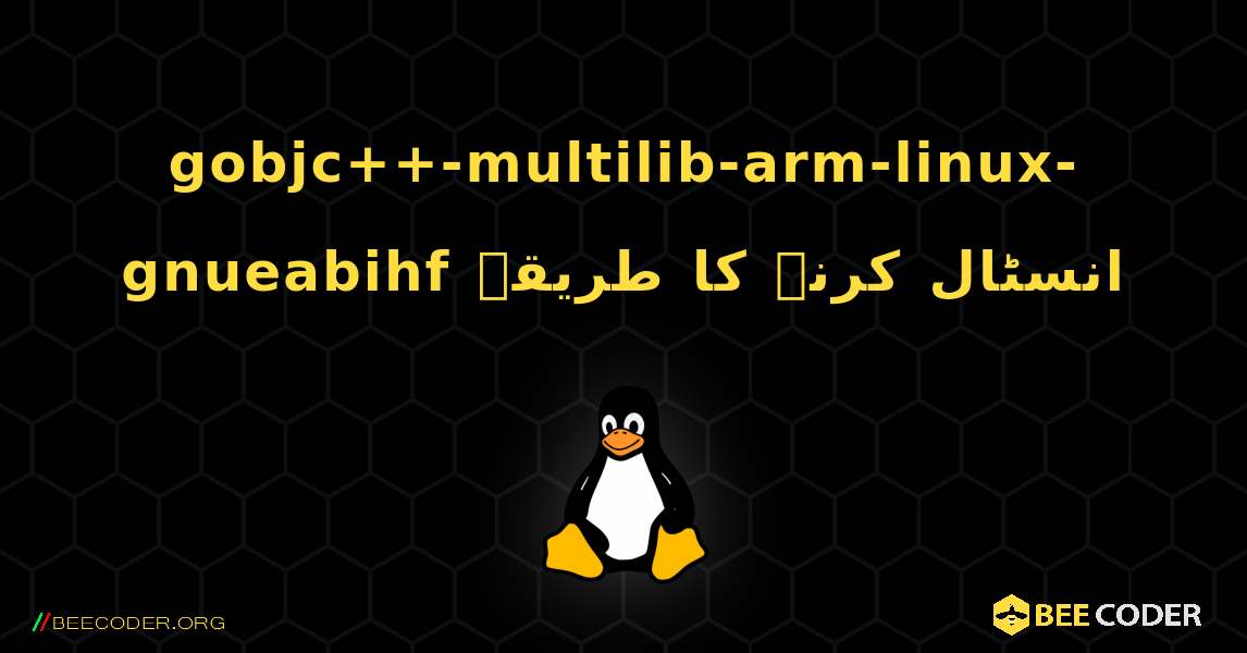 gobjc++-multilib-arm-linux-gnueabihf  انسٹال کرنے کا طریقہ. Linux