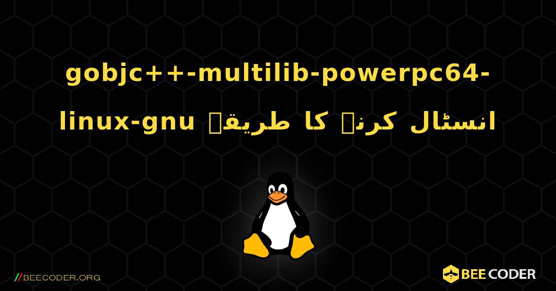 gobjc++-multilib-powerpc64-linux-gnu  انسٹال کرنے کا طریقہ. Linux