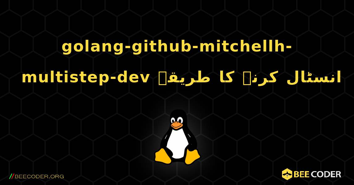 golang-github-mitchellh-multistep-dev  انسٹال کرنے کا طریقہ. Linux