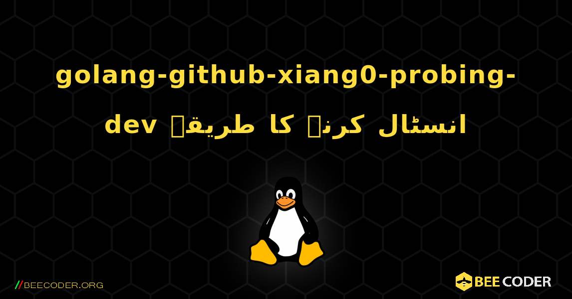golang-github-xiang0-probing-dev  انسٹال کرنے کا طریقہ. Linux