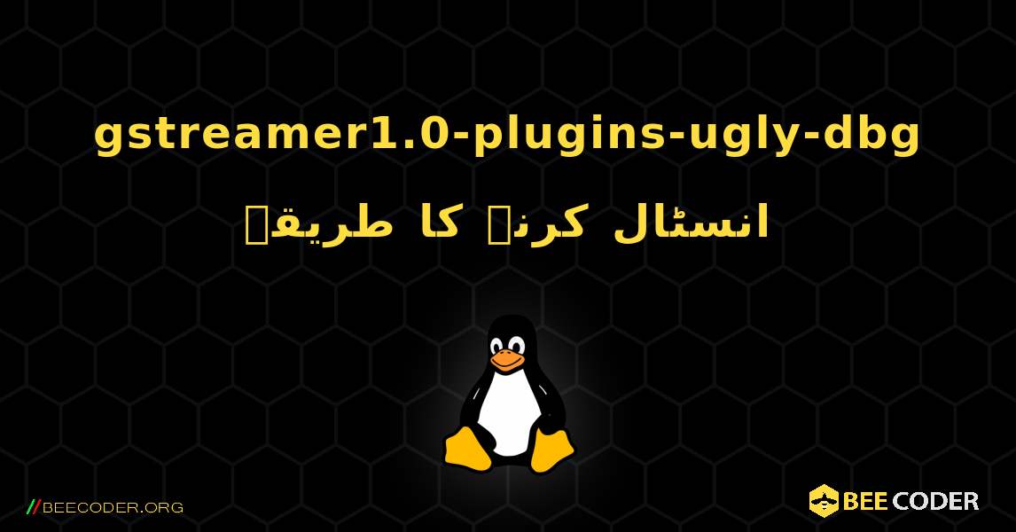 gstreamer1.0-plugins-ugly-dbg  انسٹال کرنے کا طریقہ. Linux