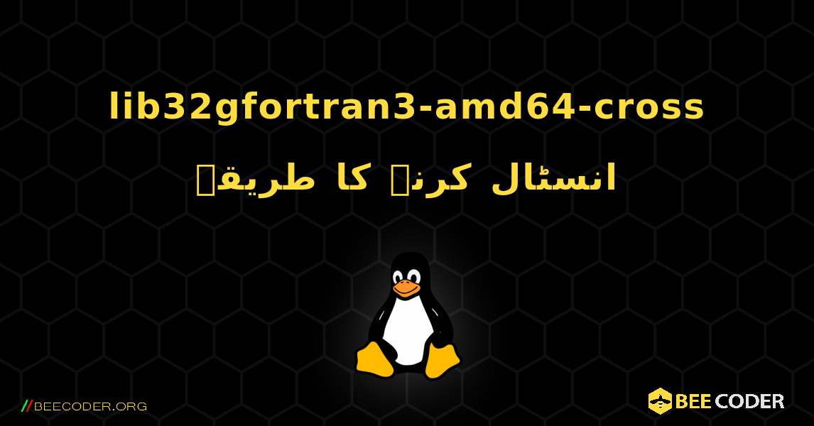lib32gfortran3-amd64-cross  انسٹال کرنے کا طریقہ. Linux