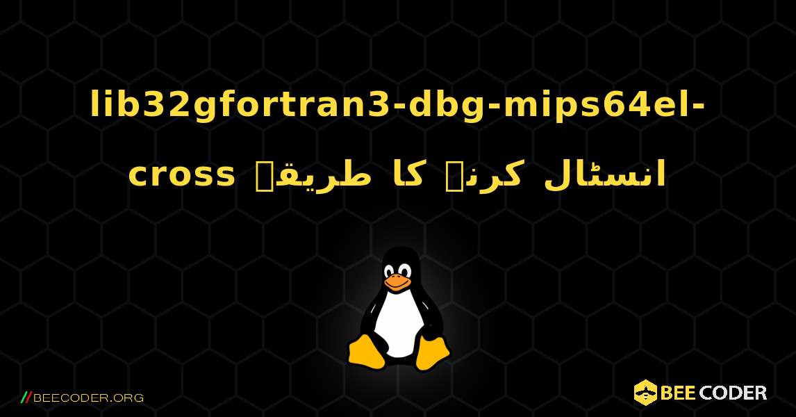 lib32gfortran3-dbg-mips64el-cross  انسٹال کرنے کا طریقہ. Linux