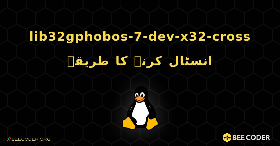 lib32gphobos-7-dev-x32-cross  انسٹال کرنے کا طریقہ. Linux