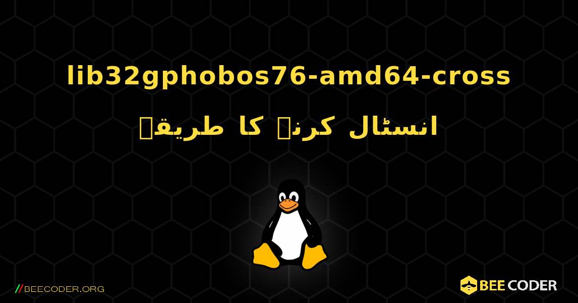 lib32gphobos76-amd64-cross  انسٹال کرنے کا طریقہ. Linux