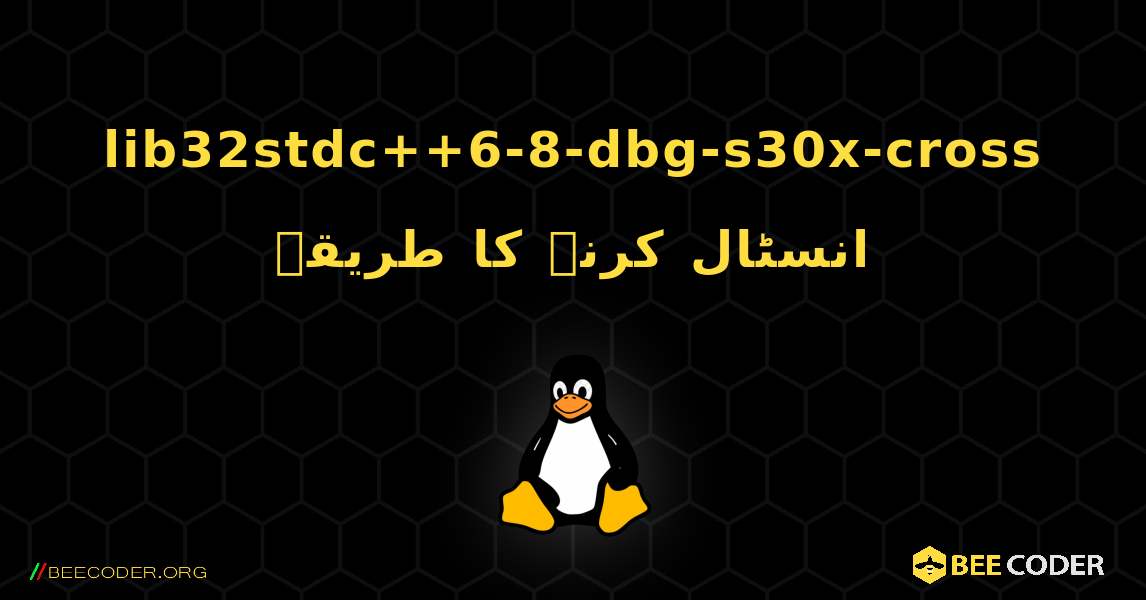 lib32stdc++6-8-dbg-s30x-cross  انسٹال کرنے کا طریقہ. Linux