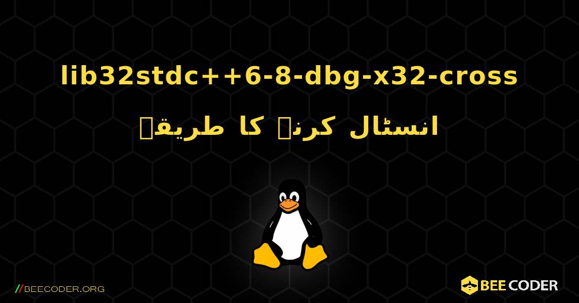 lib32stdc++6-8-dbg-x32-cross  انسٹال کرنے کا طریقہ. Linux