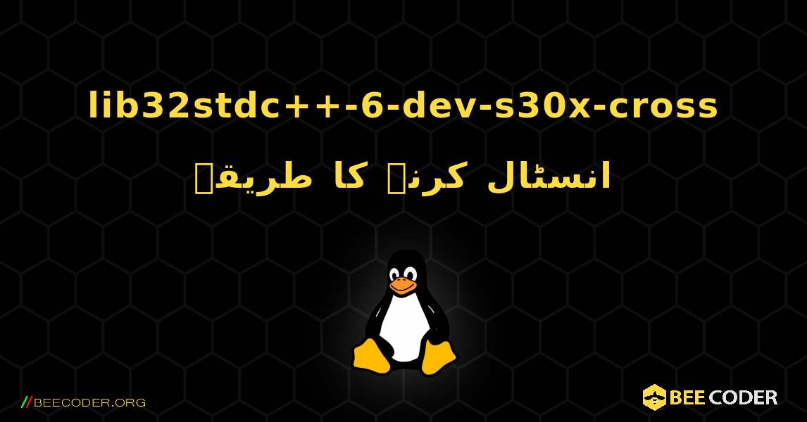 lib32stdc++-6-dev-s30x-cross  انسٹال کرنے کا طریقہ. Linux