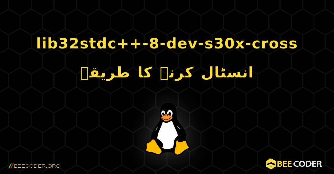 lib32stdc++-8-dev-s30x-cross  انسٹال کرنے کا طریقہ. Linux