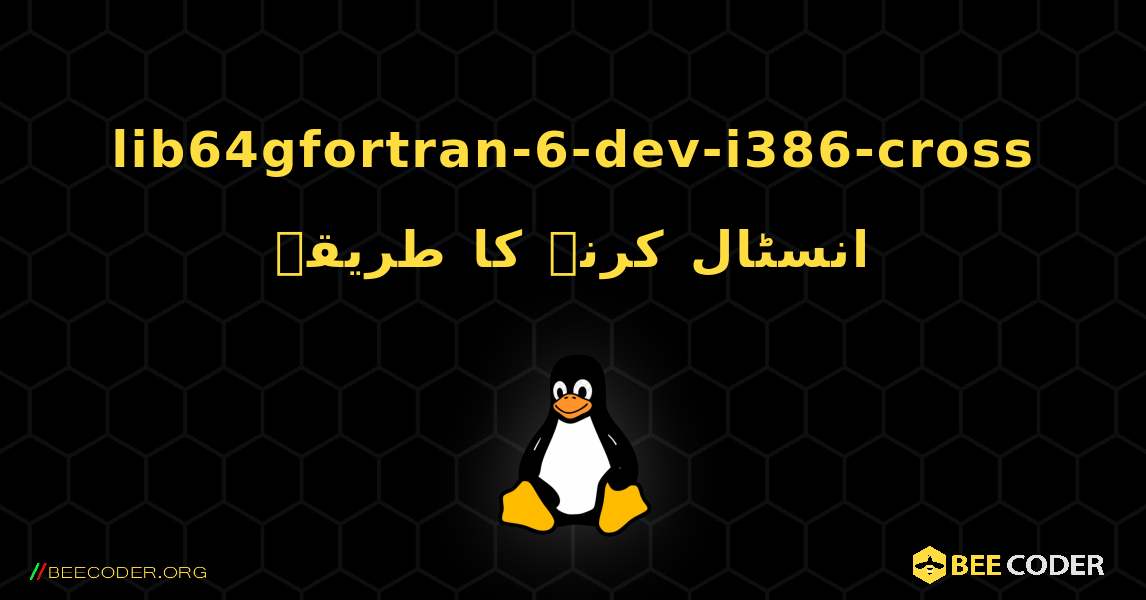 lib64gfortran-6-dev-i386-cross  انسٹال کرنے کا طریقہ. Linux
