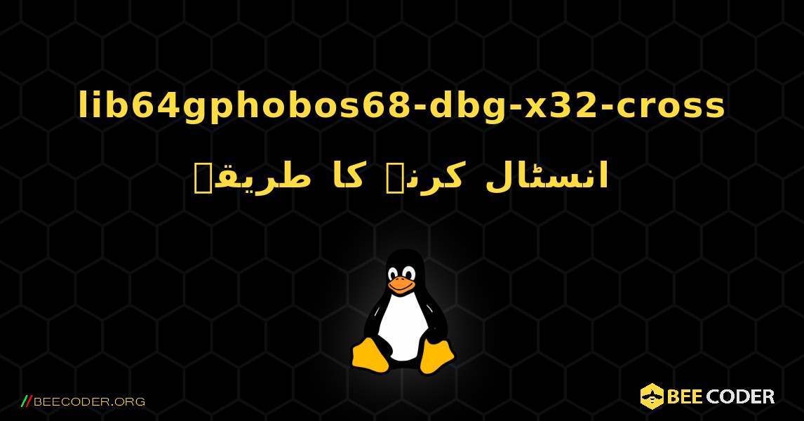 lib64gphobos68-dbg-x32-cross  انسٹال کرنے کا طریقہ. Linux