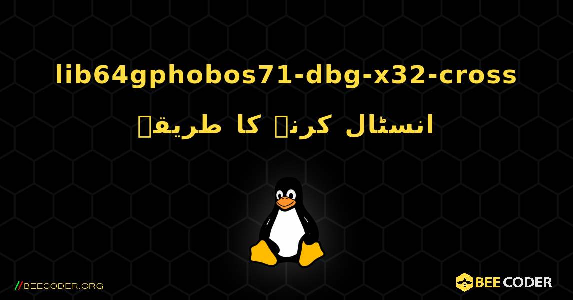 lib64gphobos71-dbg-x32-cross  انسٹال کرنے کا طریقہ. Linux