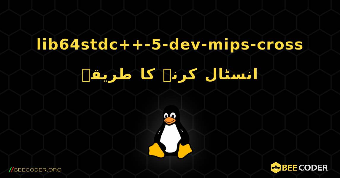 lib64stdc++-5-dev-mips-cross  انسٹال کرنے کا طریقہ. Linux