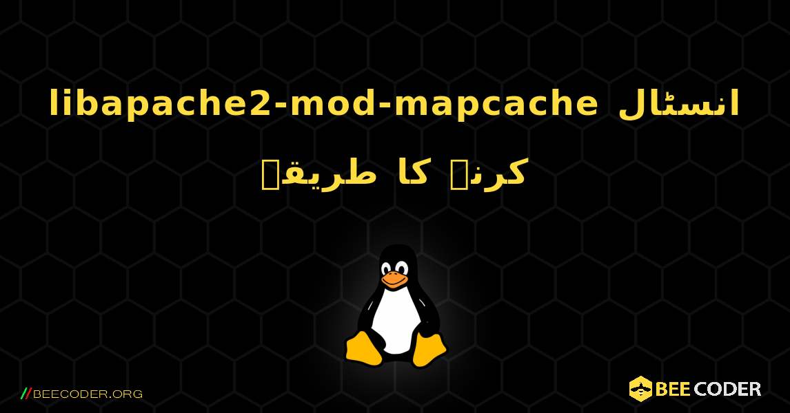 libapache2-mod-mapcache  انسٹال کرنے کا طریقہ. Linux