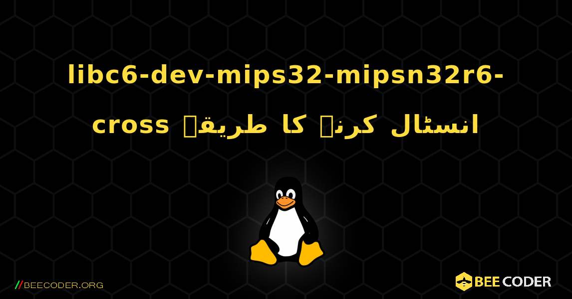 libc6-dev-mips32-mipsn32r6-cross  انسٹال کرنے کا طریقہ. Linux