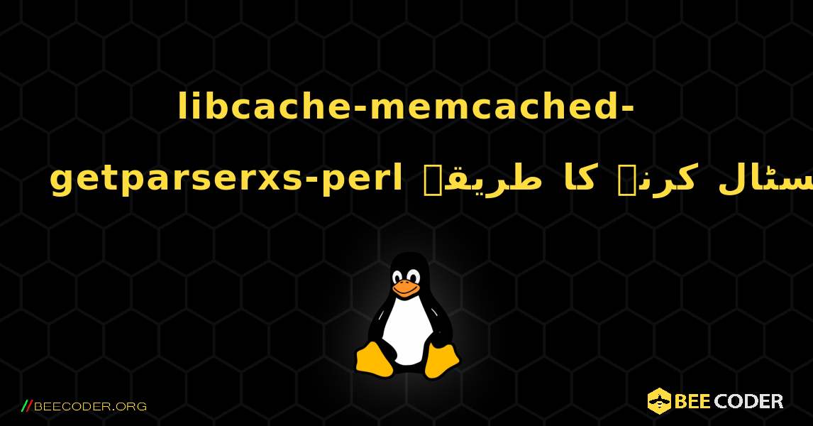 libcache-memcached-getparserxs-perl  انسٹال کرنے کا طریقہ. Linux