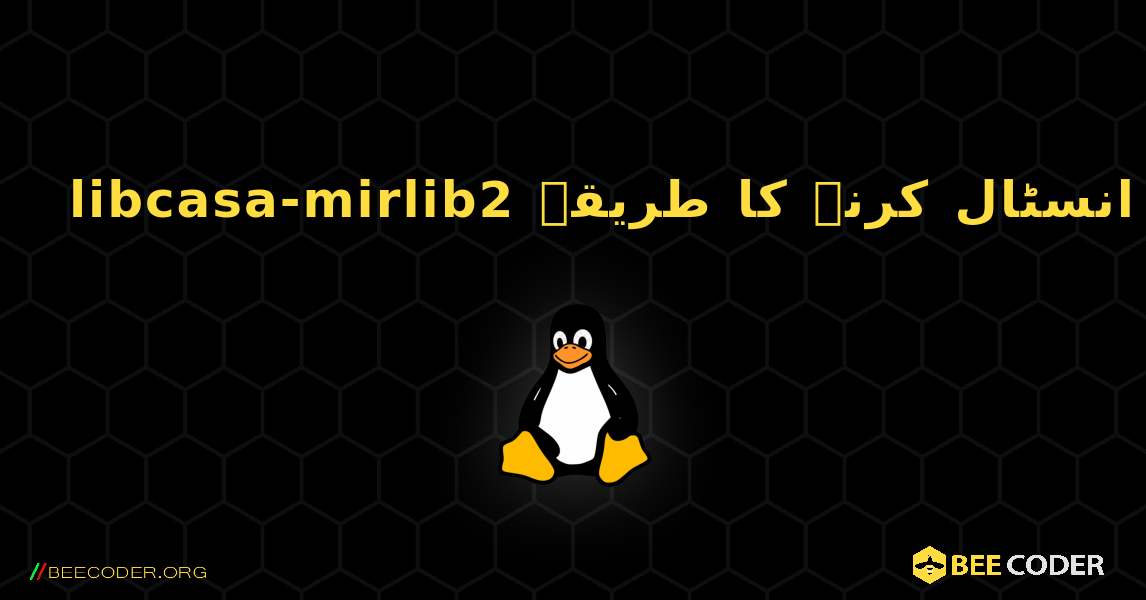 libcasa-mirlib2  انسٹال کرنے کا طریقہ. Linux