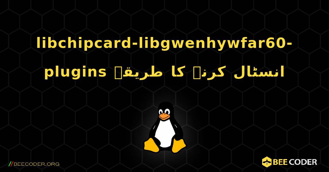 libchipcard-libgwenhywfar60-plugins  انسٹال کرنے کا طریقہ. Linux