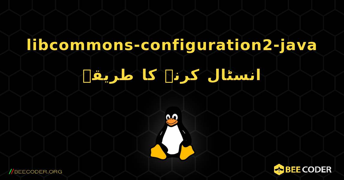 libcommons-configuration2-java  انسٹال کرنے کا طریقہ. Linux