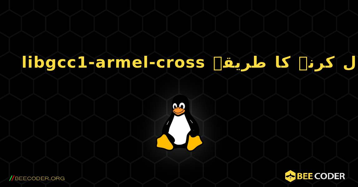 libgcc1-armel-cross  انسٹال کرنے کا طریقہ. Linux