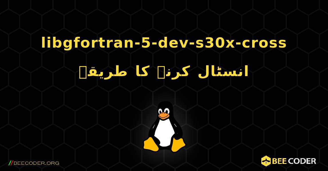 libgfortran-5-dev-s30x-cross  انسٹال کرنے کا طریقہ. Linux